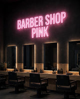 Barber Shop Pink · LED Neon — Pink
