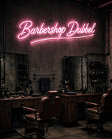 Barbershop Dubbel · LED Neon — Pink