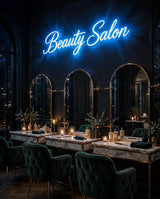 Beauty Salon · LED Neon — Blau