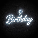 Birthday · LED Neon — Weiß