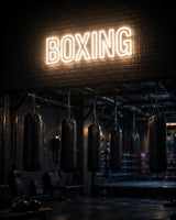 Boxing · LED Neon — Warmweiß