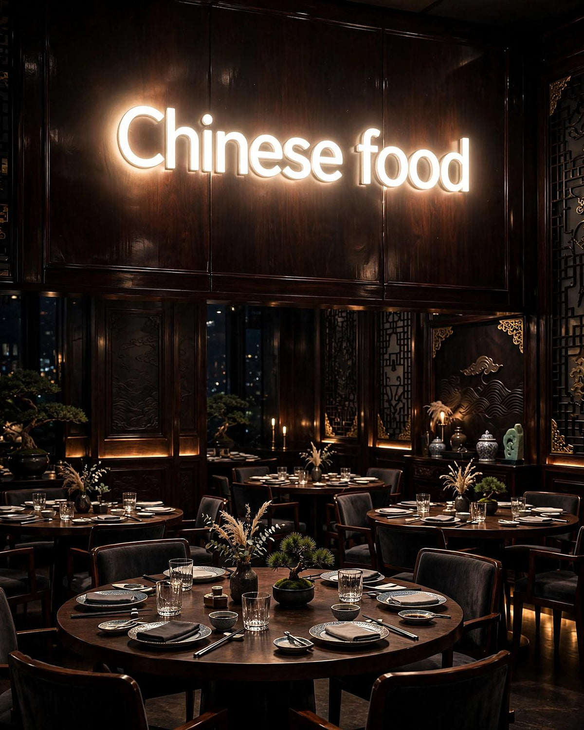 Chinese food · LED Neon — Warmweiß