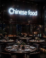 Chinese food · LED Neon — Weiß