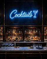 Cocktails · LED Neon — Blau