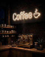 Coffee · LED Neon — Warmweiß