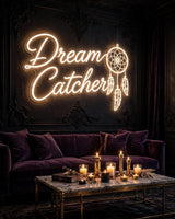 Dream Catcher · LED Neon — Warmweiß