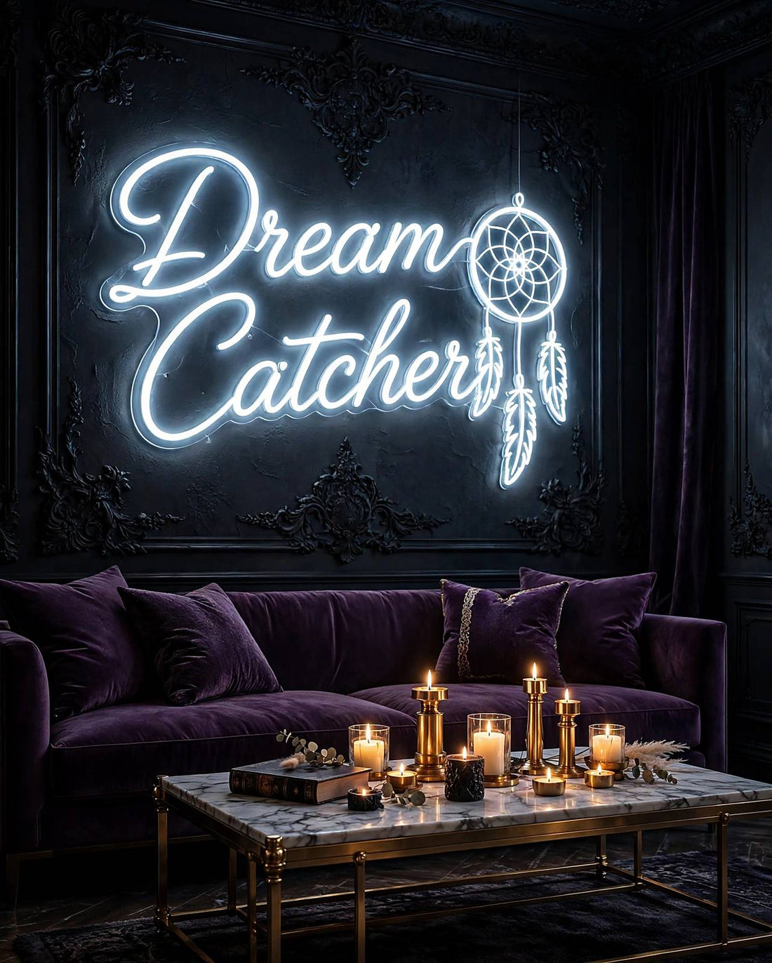 Dream Catcher · LED Neon — Weiß