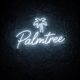 Palmtree · LED Neon — Weiß