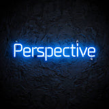Perspective · LED Neon — Blau
