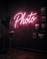 Photo · LED Neon — Pink