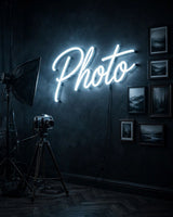 Photo · LED Neon — Weiß