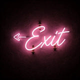 Exit · LED Neon — Pink