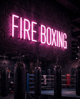 Fire Boxing · LED Neon — Pink