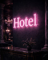 Hotel · LED Neon — Pink