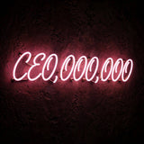 CEO,OOO,OOO · LED Neon — Pink