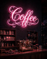 Coffee · LED Neon — Pink