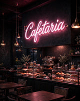Cafetaria · LED Neon — Pink