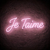 Je Taime · LED Neon — Pink