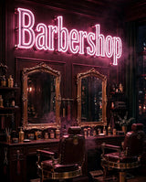 Barbershop · LED Neon — Pink