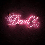 Devil · LED Neon — Pink
