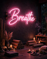 Breathe · LED Neon — Pink
