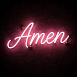 Amen · LED Neon — Pink