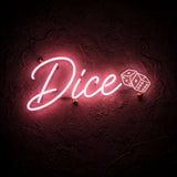 Dice · LED Neon — Pink