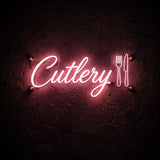 Cutlery · LED Neon — Pink