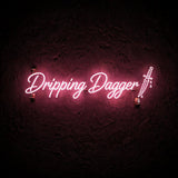 Dripping Dagger · LED Neon — Pink