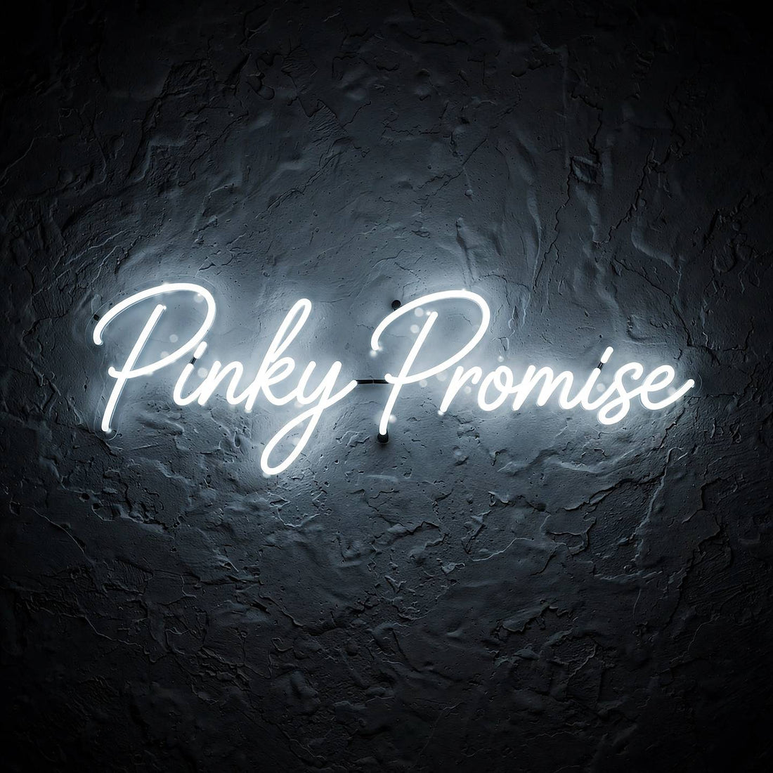Pinky Promise · LED Neon — Weiß