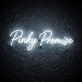 Pinky Promise · LED Neon — Weiß