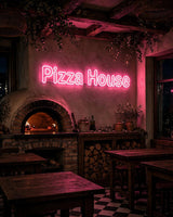 Pizza House · LED Neon — Pink