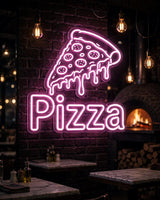 Pizza · LED Neon — Pink