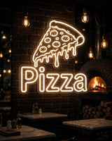 Pizza · LED Neon — Warmweiß