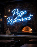 Pizza Restaurant · LED Neon — Blau