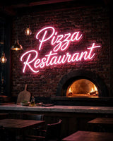 Pizza Restaurant · LED Neon — Pink