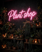 Plant shop · LED Neon — Pink