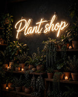 Plant shop · LED Neon — Warmweiß