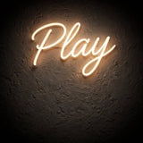 Play · LED Neon — Warmweiß