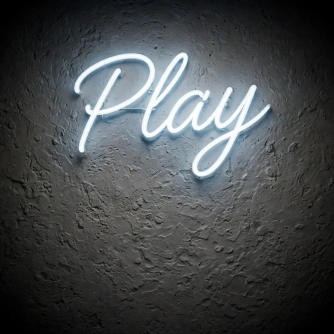 Play · LED Neon — Weiß