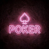 Poker · LED Neon — Pink