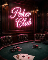 Poker Club · LED Neon — Pink