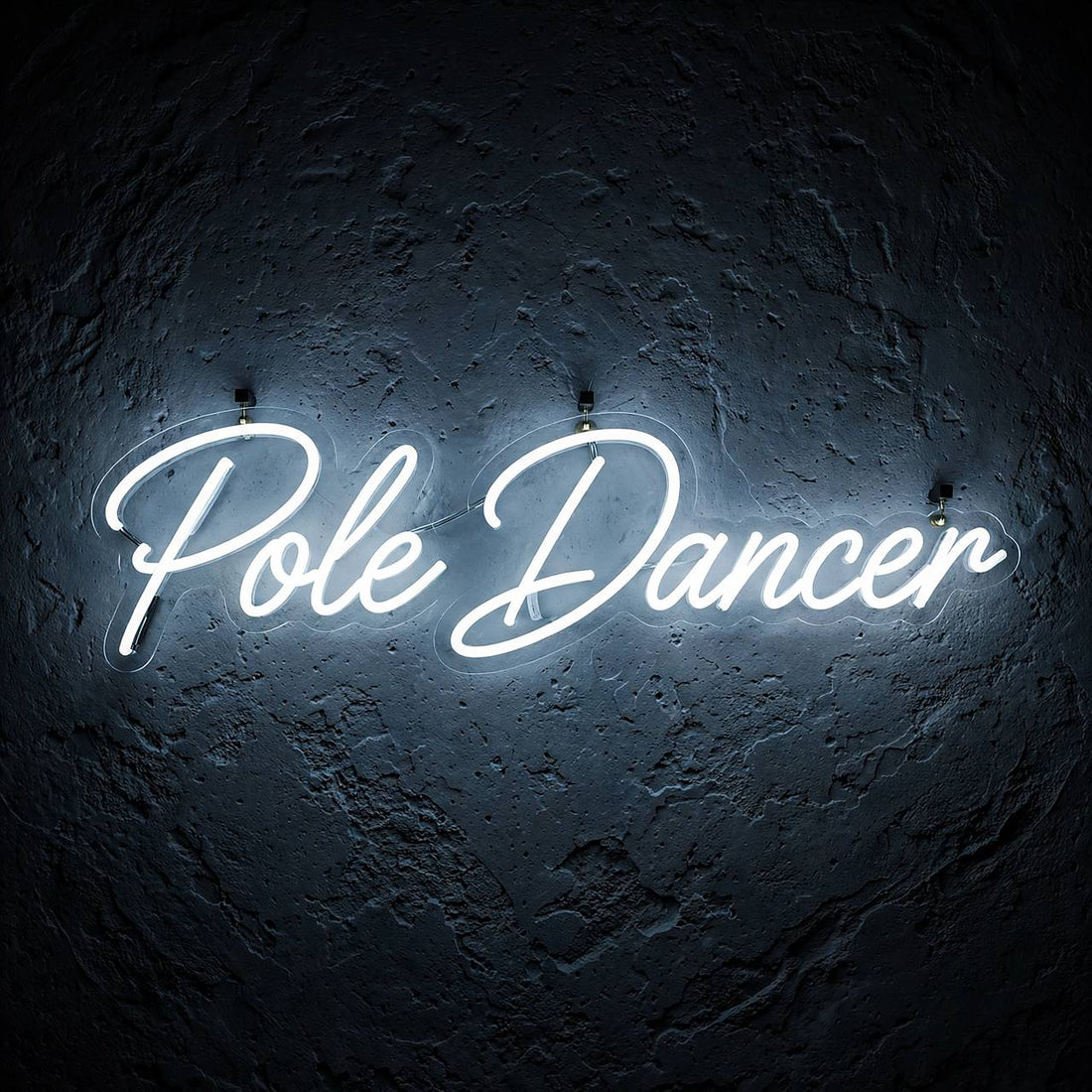 Pole Dancer · LED Neon — Weiß