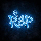 Rap · LED Neon — Blau