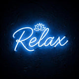 Relax · LED Neon — Blau