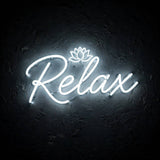 Relax · LED Neon — Weiß