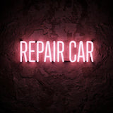 Repair Car · LED Neon — Pink