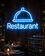 Restaurant · LED Neon — Blau