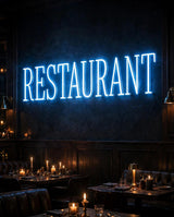 Restaurant · LED Neon — Blau