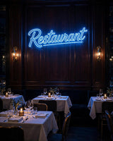 Restaurant · LED Neon — Blau